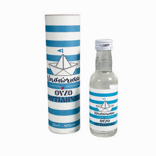 OUZO NISIOTISSA CYLINDRE DE 50 ML