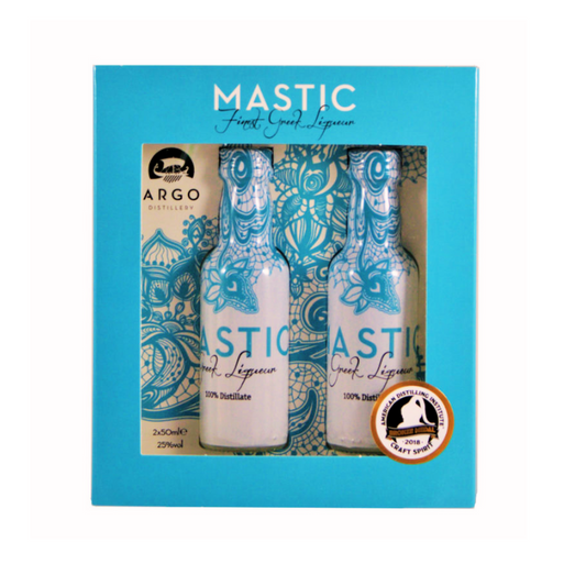 Coffret cadeau liqueur de mastic D'Argo 50 ml